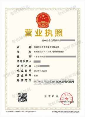 注册公司代为办理案例-深圳市旺角商务服务有限公司代申请案例